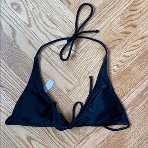 Triangle straps bikini top
